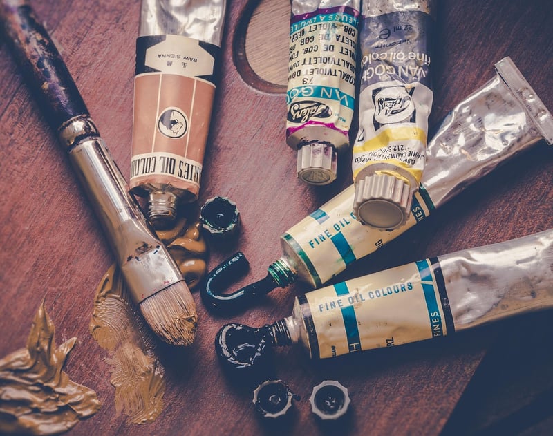 Colorful Paint Palette